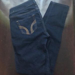 Hollister super skinny dark wash jeans
